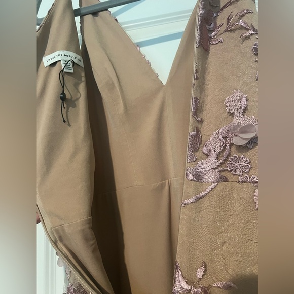 Dress the Population Audrey Embroidered Fit & Flare Dress - Picture 8 of 9